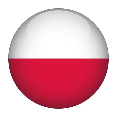 poland flag circle image
